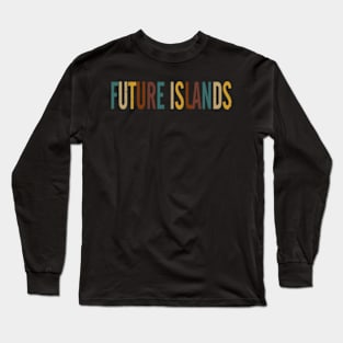 Retro Pattern Future 80s 90s Birthday Style Colorful Long Sleeve T-Shirt